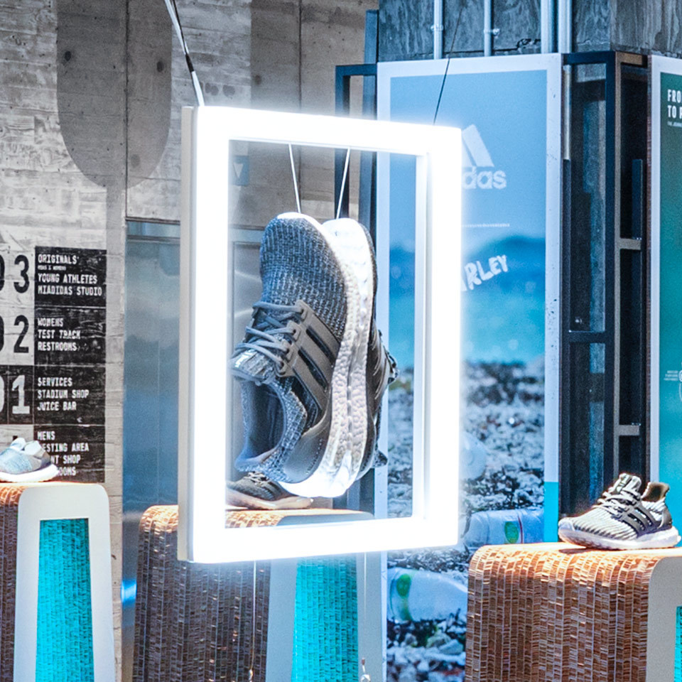adidas parley partnership storefront